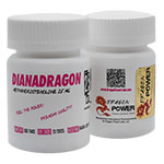 DianaDragon 25 - Dianabol 25 mg x 100 tabs. Aumentador de Volumen. Dragon Power