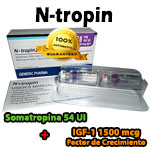 Hormona de Crecimiento de alta calidad. 54 U.I. 18 mg 1500 mcg