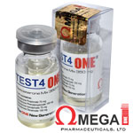 Test4 ONE - Mezcla Testosteronas - Sustanon 350 mg. Omega 1 Pharma - Es simplemente Sustanon testosterona, que proporciona la mejora de las bombas de los músculos 